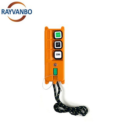 F21-2D 2 tugmali ikki tezlikli sanoat simsiz masofadan boshqarish pulti uchun ko'taruvchi kran